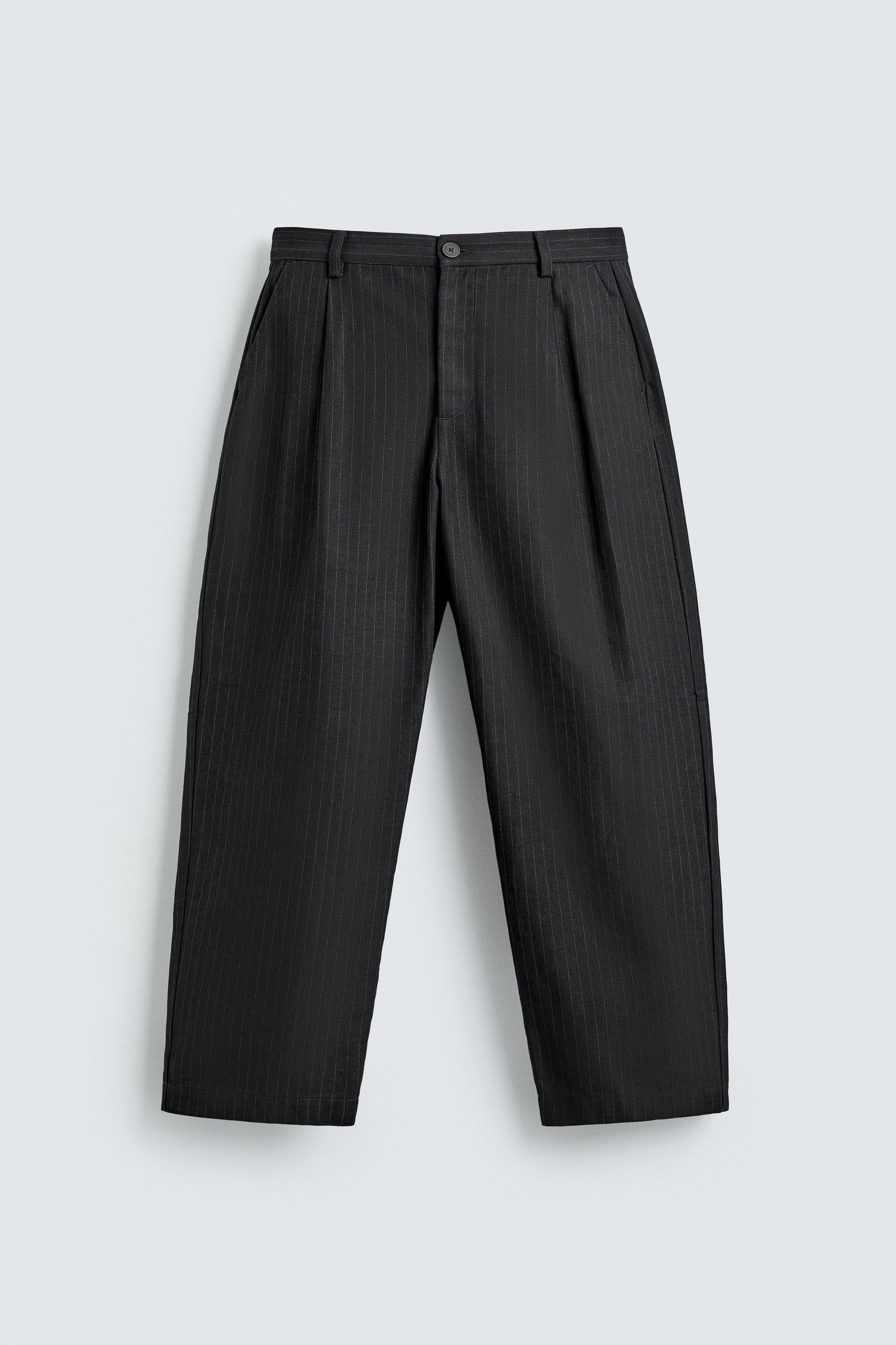 Striped Relaxed Trousers