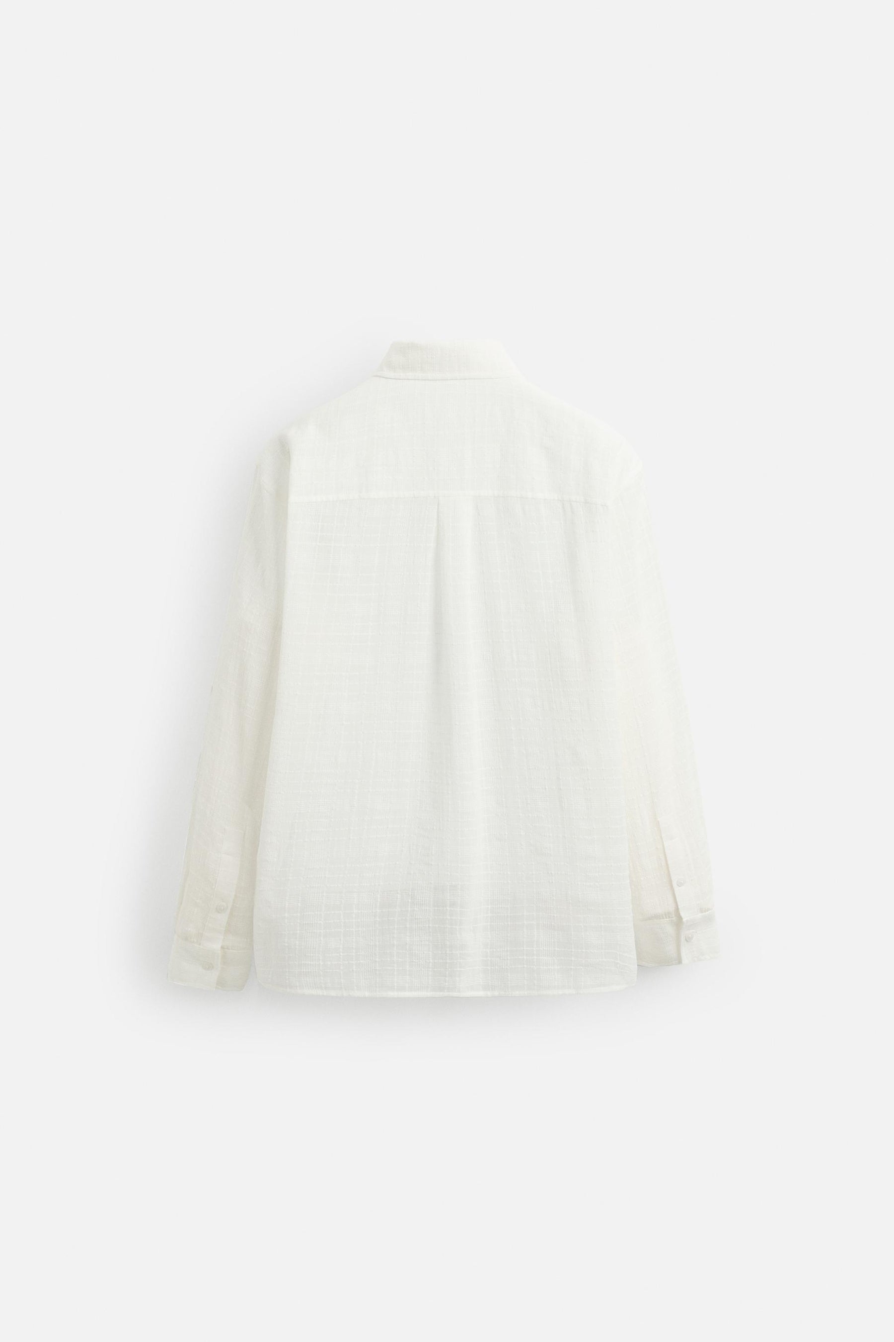 CHECK JACQUARD SHIRT - Image 7