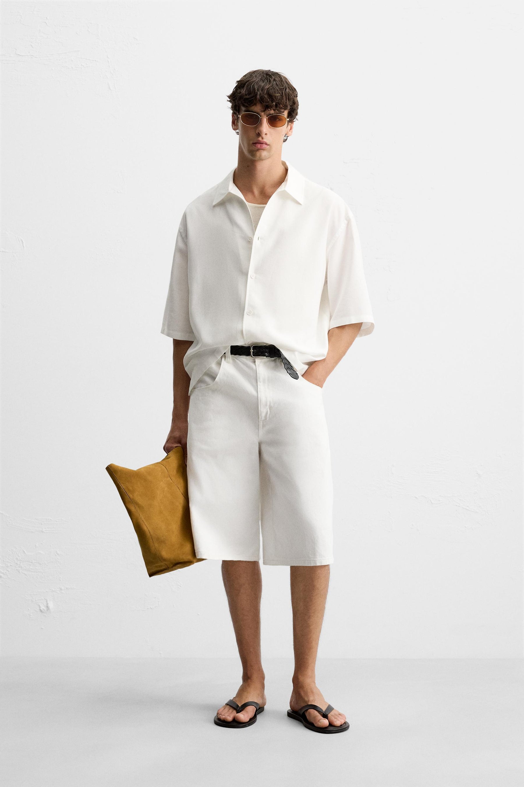 RELAXED FIT FLOWING SHIRT - Image 1