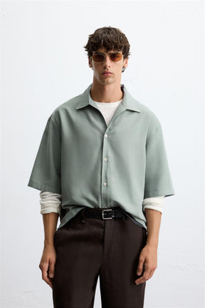RELAXED FIT FLOWING SHIRT - Image 2