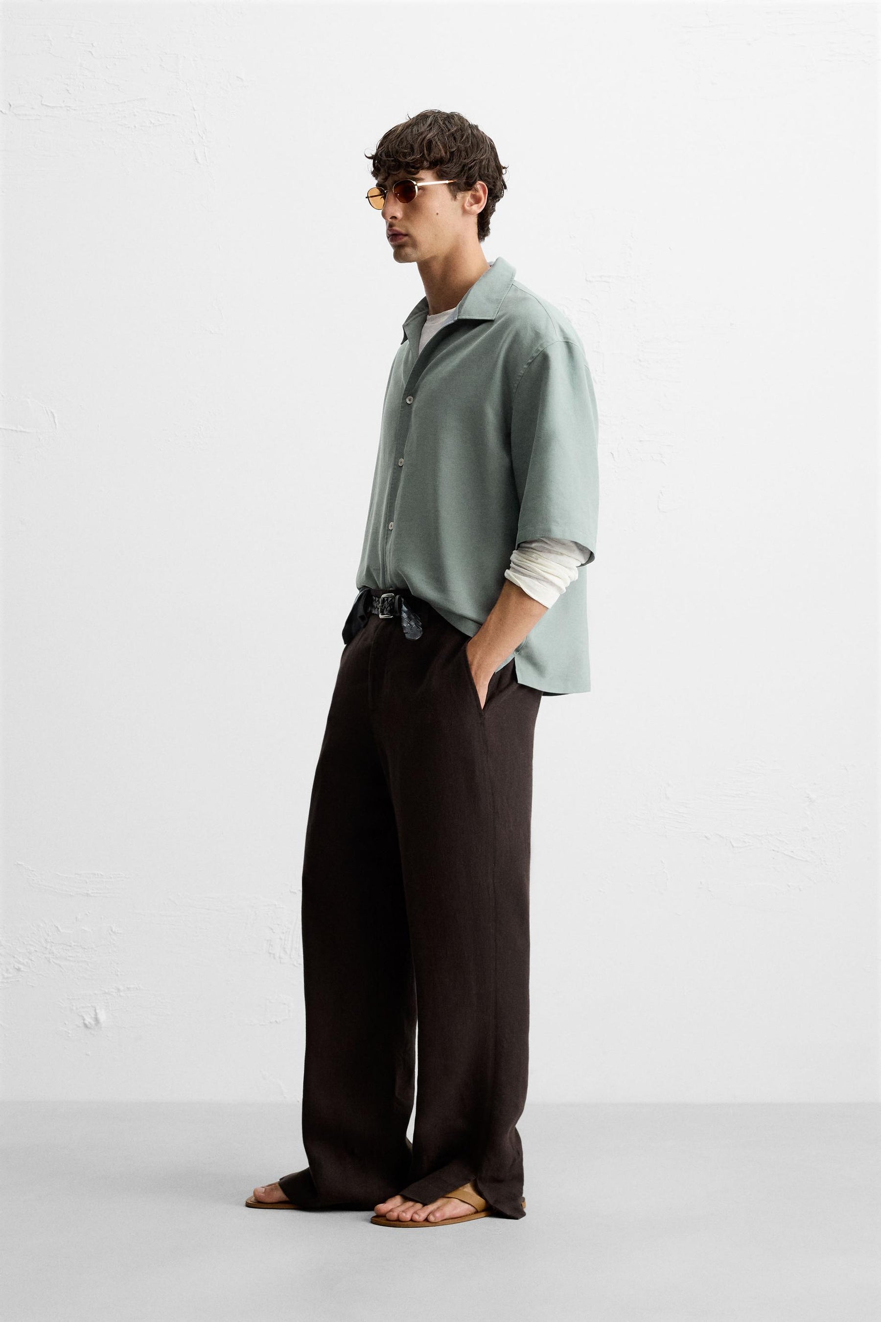 RELAXED FIT FLOWING SHIRT - Image 4