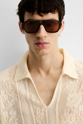 Textured Jacquard Polo