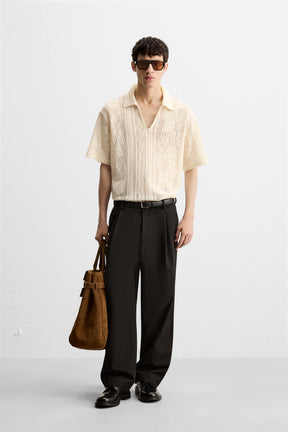 Textured Jacquard Polo