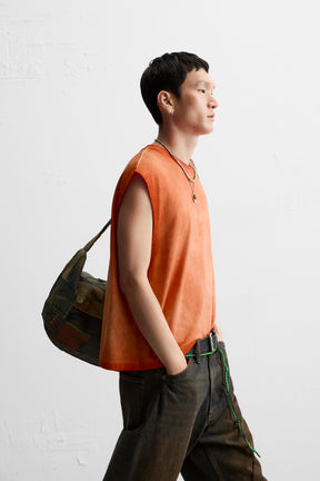 WASHED EMBROIDERED TANK TOP - Image 6