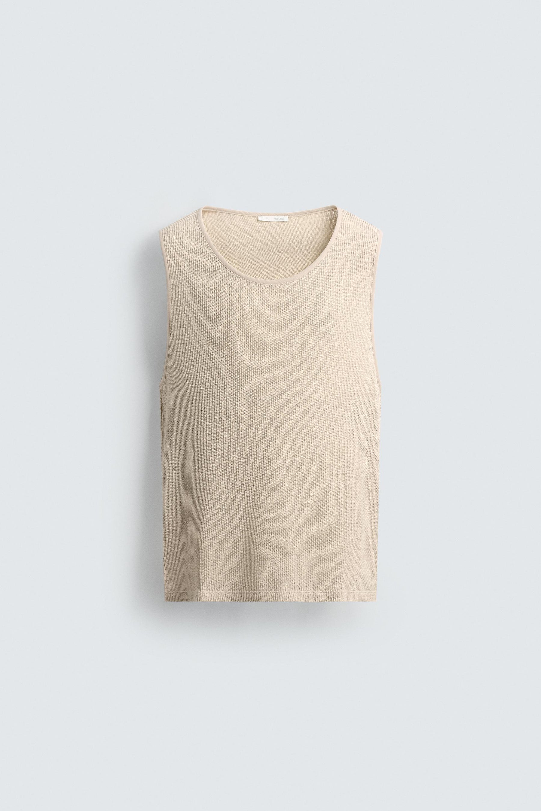 TEXTURED TANK T-SHIRT - Image 7
