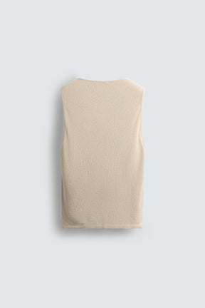 TEXTURED TANK T-SHIRT - Image 8