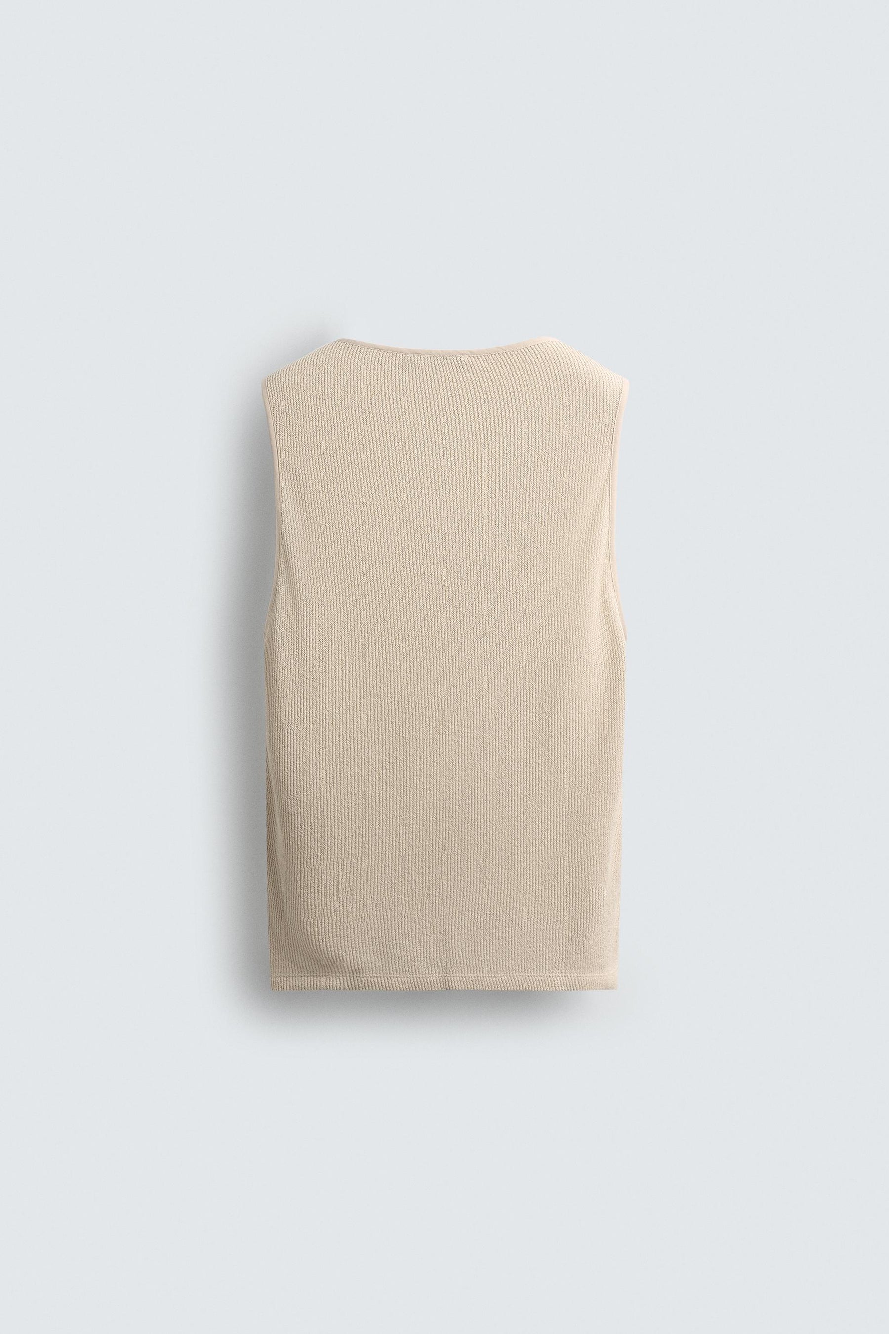 TEXTURED TANK T-SHIRT - Image 8