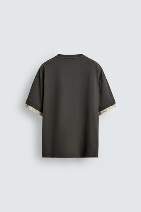 CONTRAST SLEEVE T-SHIRT - Image 6