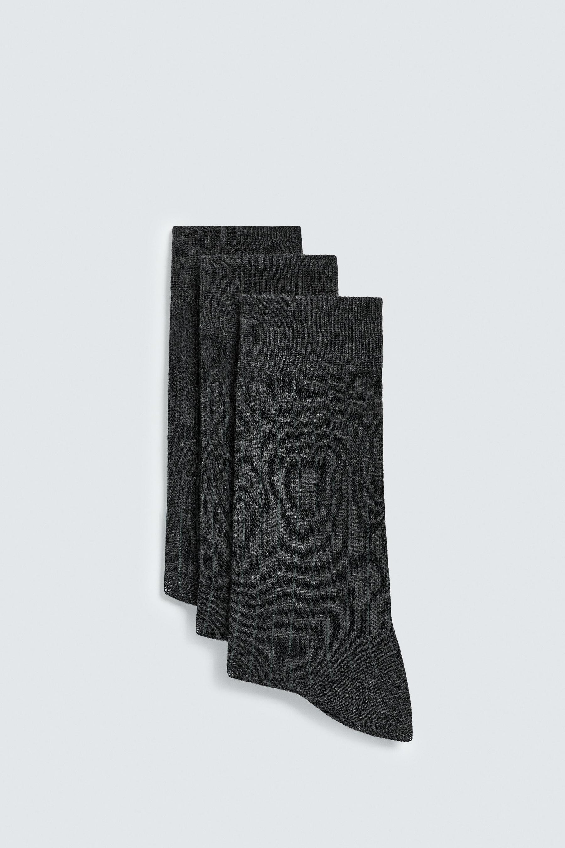 3-PACK OF RIBBED SOCKS - Image 1