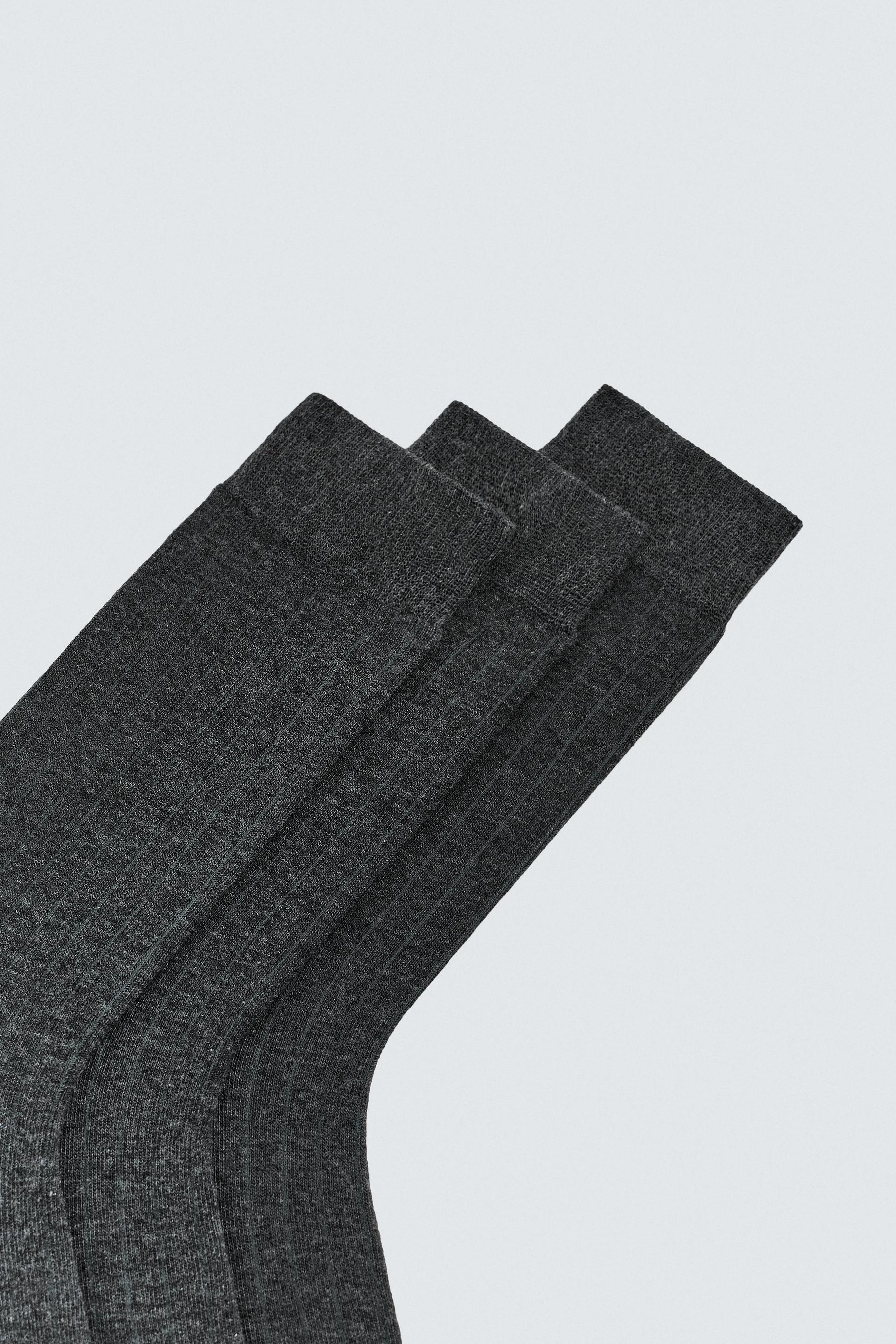 3-PACK OF RIBBED SOCKS - Image 3