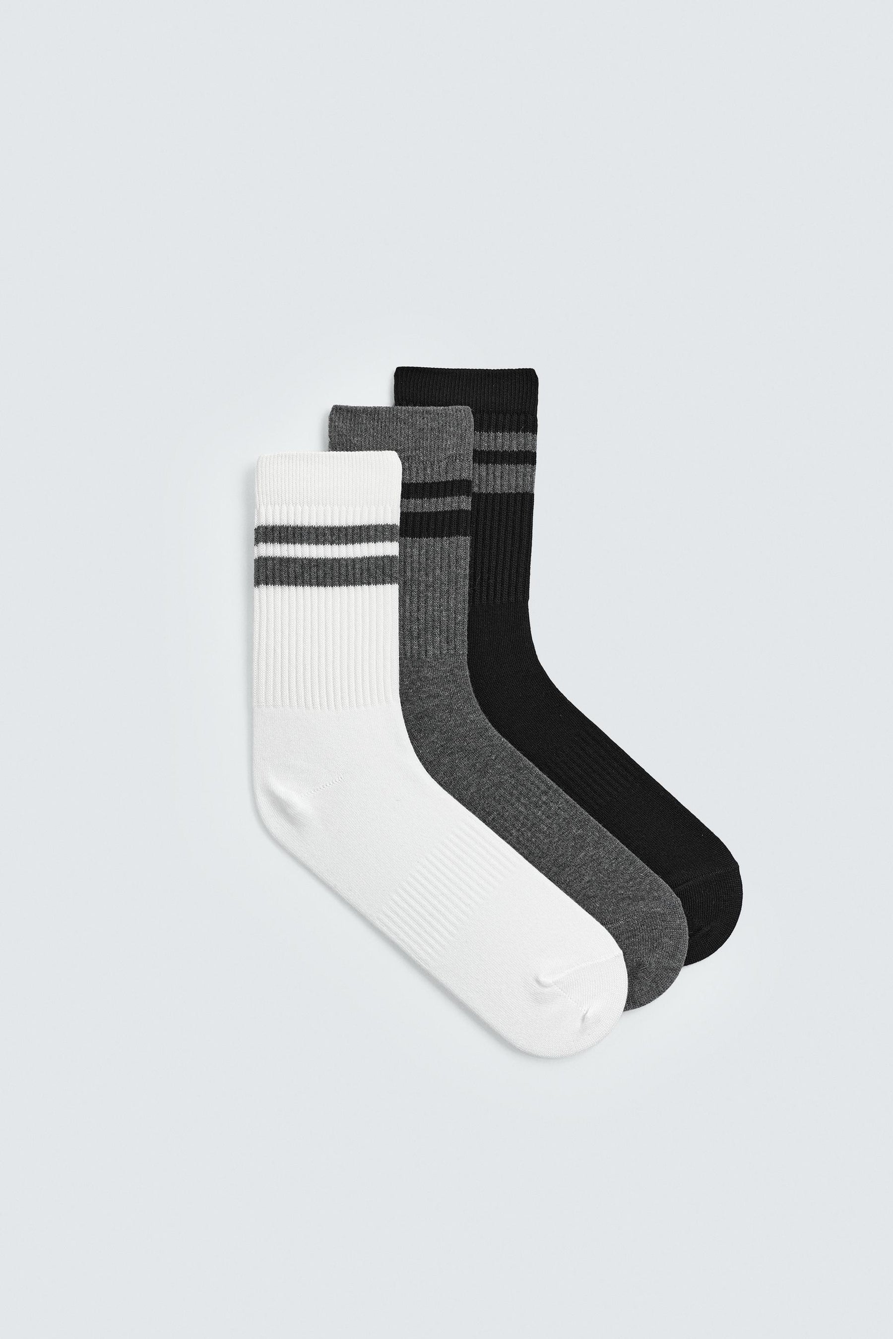 STRIPED SOCKS 3-PACK - Image 2