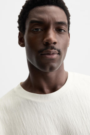 TEXTURED RELAXED FIT T-SHIRT - Image 6