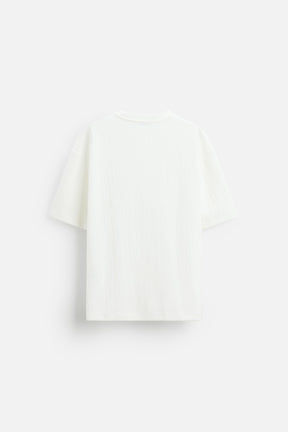 TEXTURED RELAXED FIT T-SHIRT - Image 7