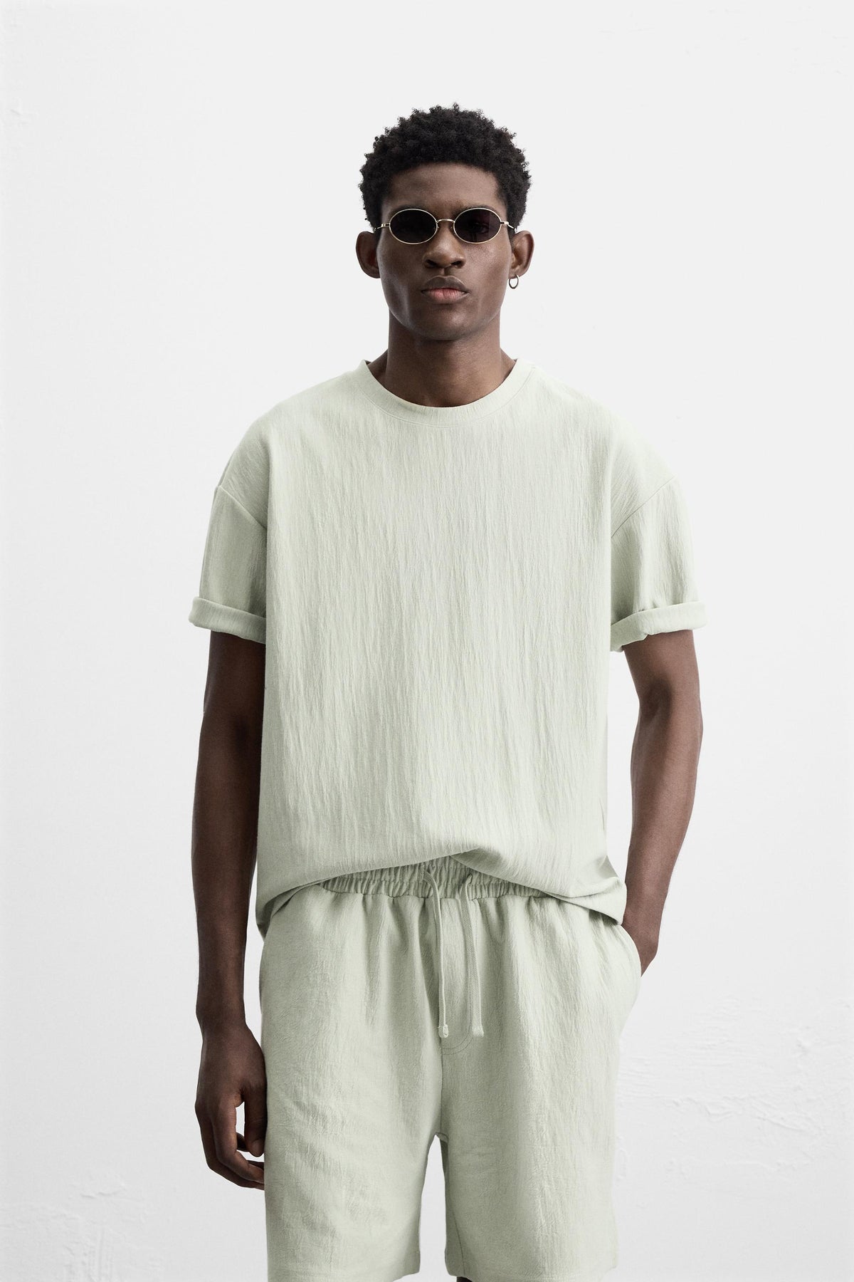 TEXTURED RELAXED FIT T-SHIRT - Image 2