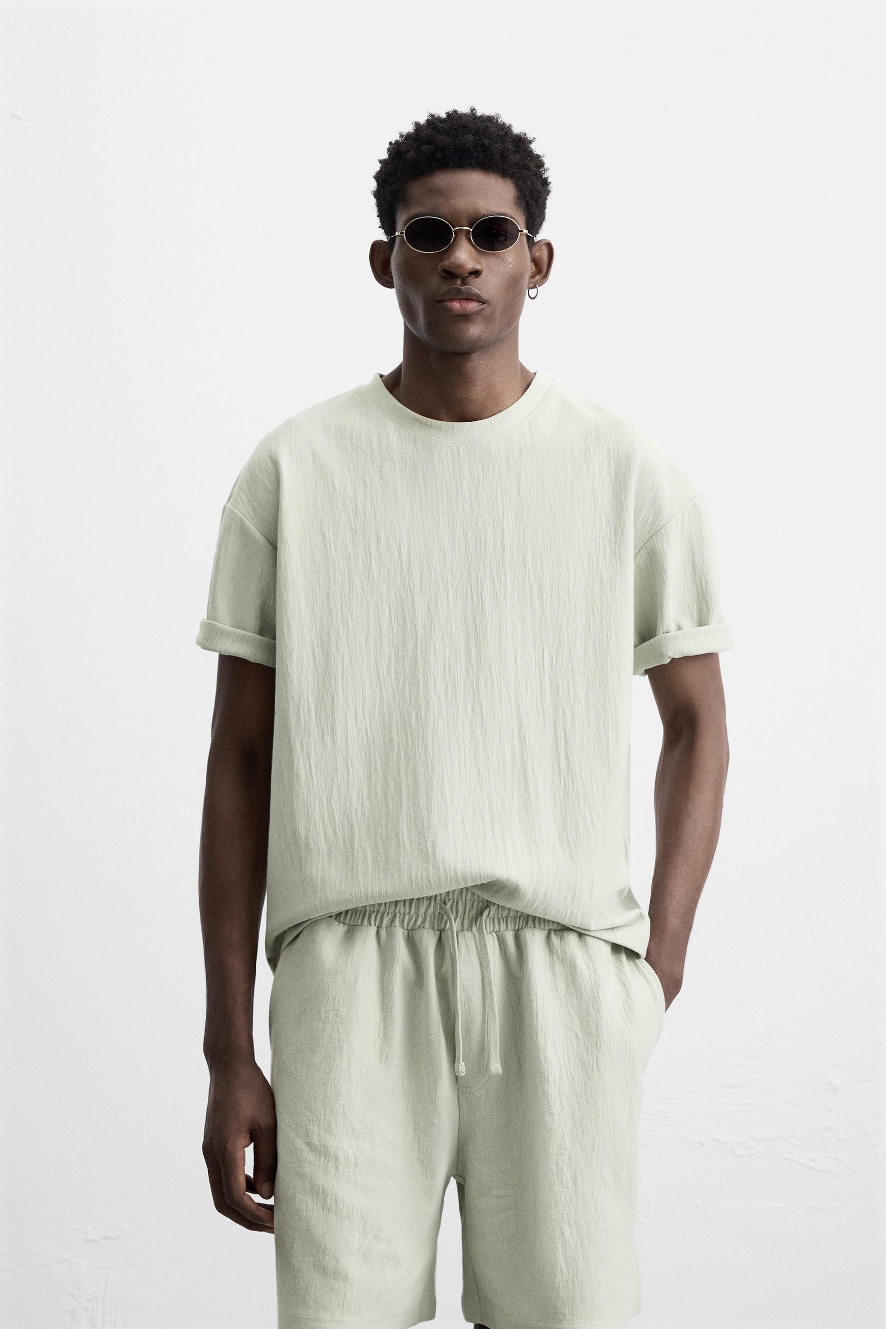 TEXTURED RELAXED FIT T-SHIRT - Image 2