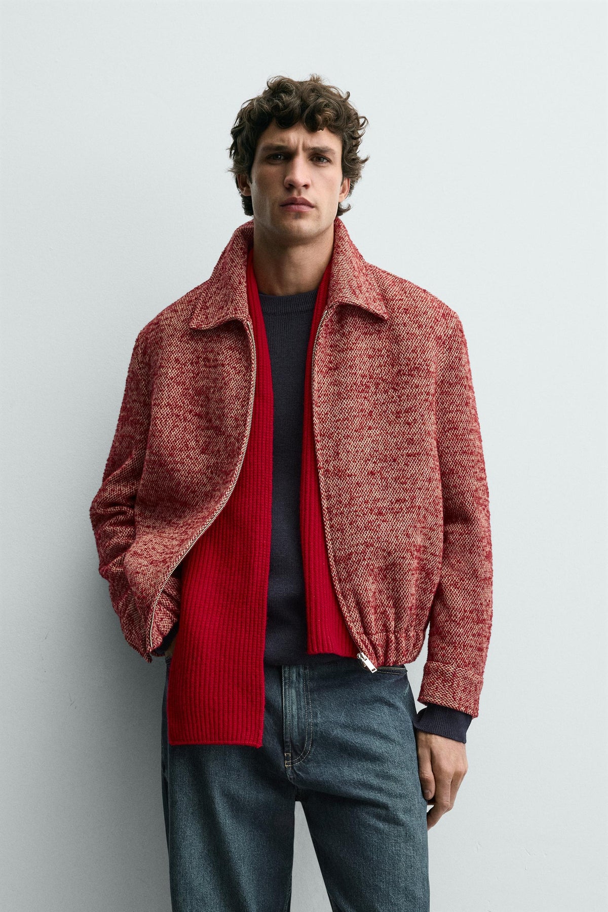 TEXTURED WOOL OVERSHIRT - Image 2