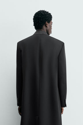 Striped Jacquard Coat