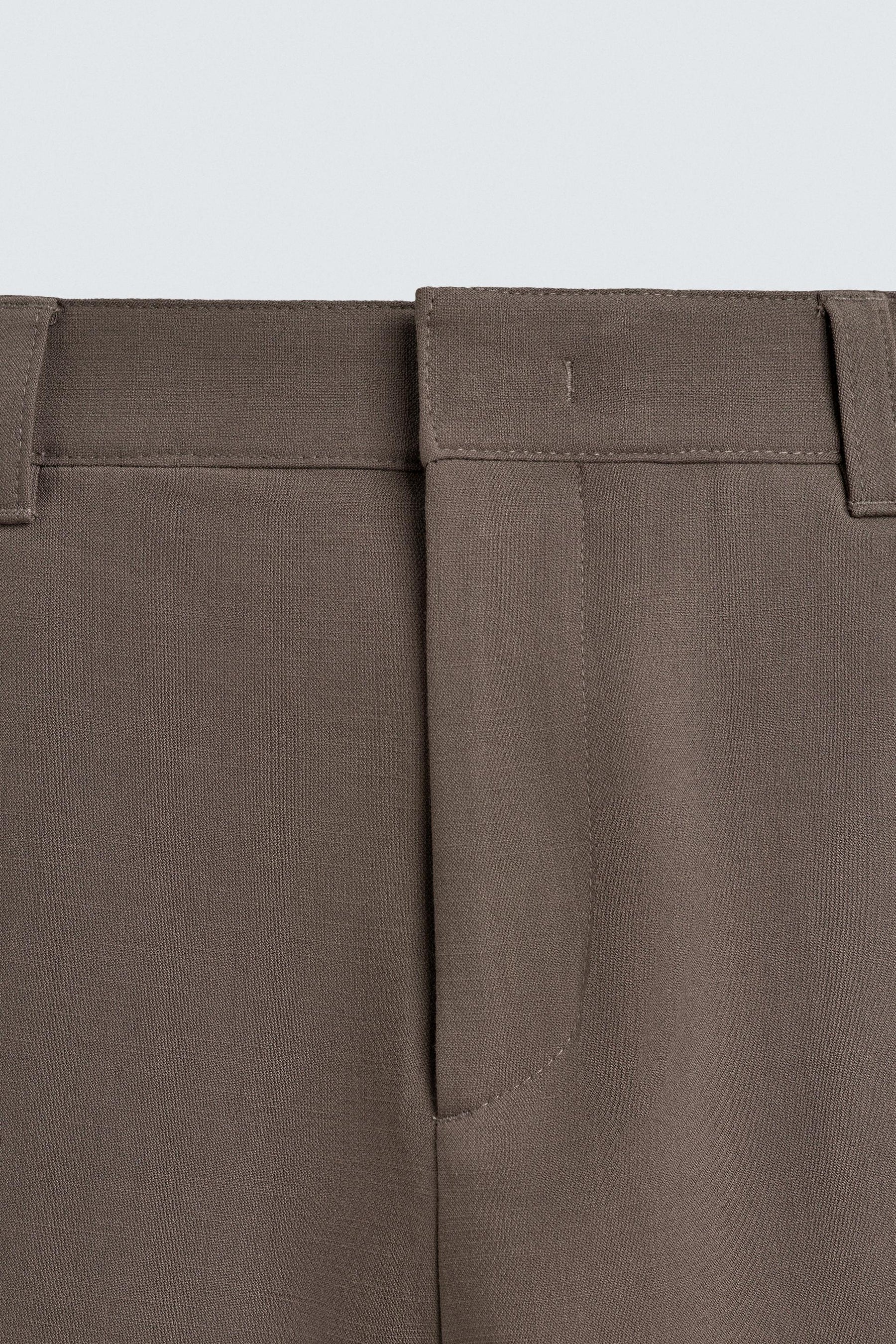 PLEATED RELAXED FIT TROUSERS - Image 9