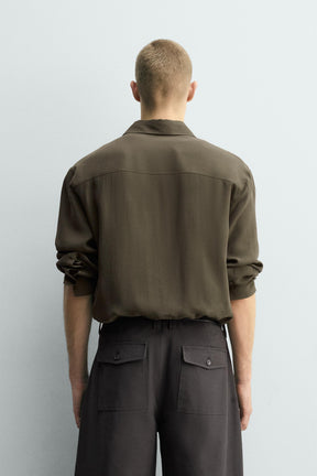 FLUID SHIRT WITH POCKET - Image 3