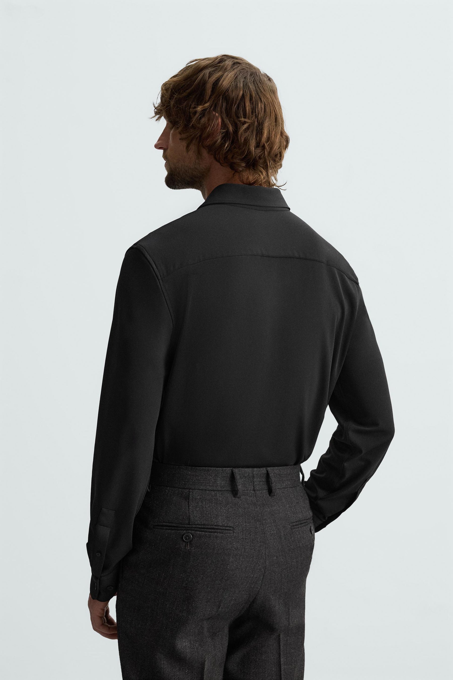 TEXTURED STRETCH SHIRT - Image 3