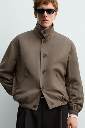 QUILTED 100% WOOL JACKET AARON LEVINE X - Image 5