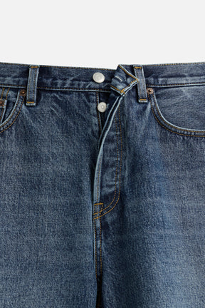 STRAIGHT-LEG DENIM BERMUDA SHORTS - Image 8