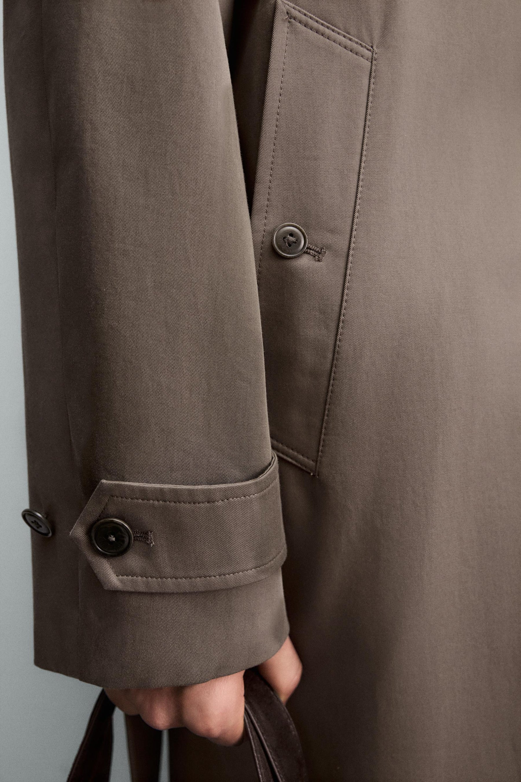 Water Repellent Trench Coat