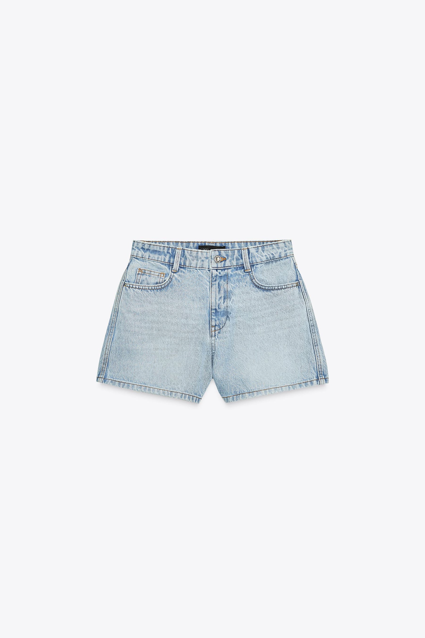 Mom-Shorts mit mittelhohem Bund