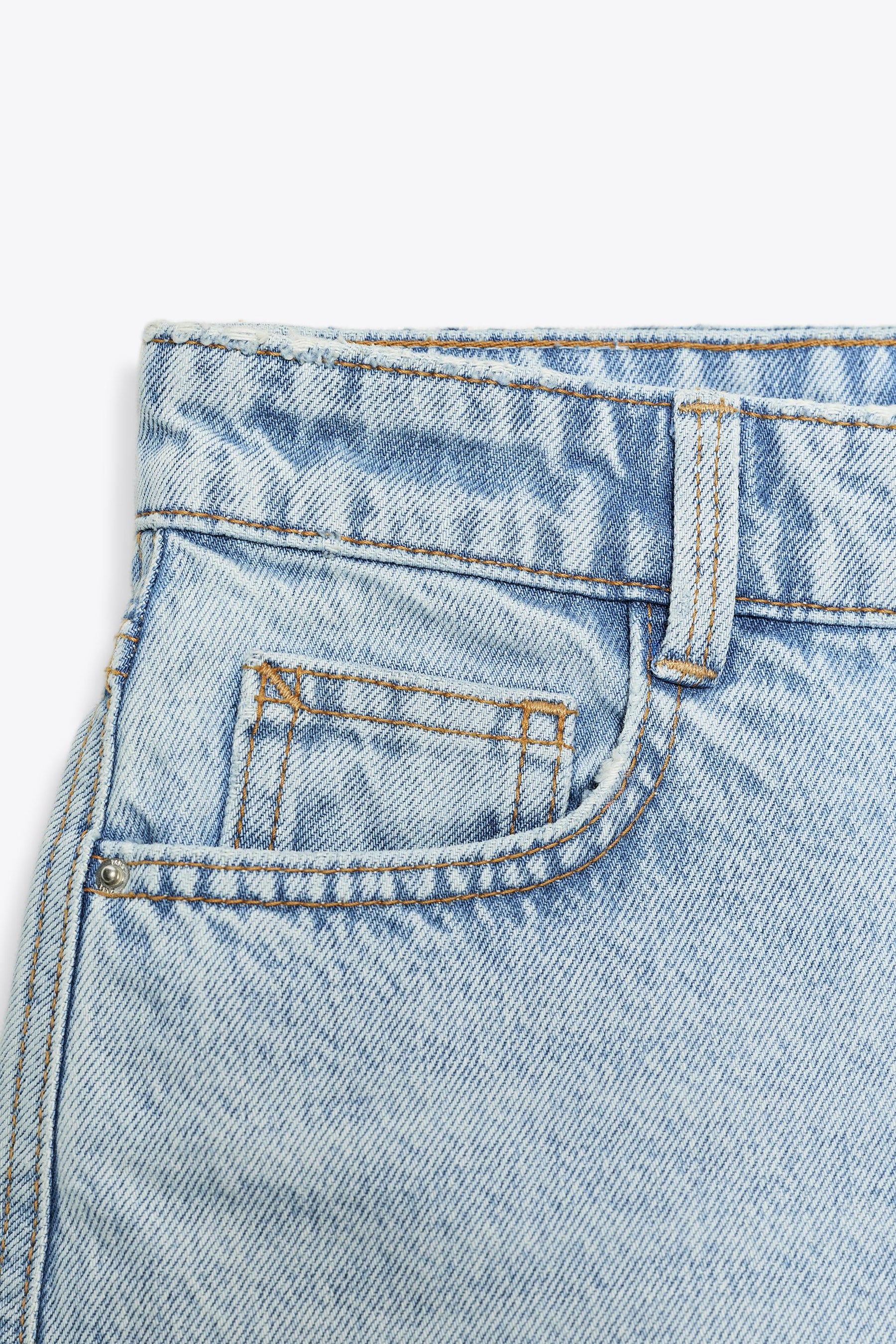 Mom-Shorts mit mittelhohem Bund