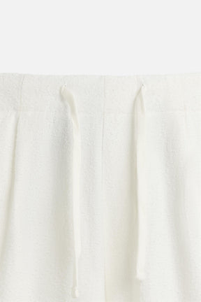 RELAXED FIT TEXTURED TROUSERS - Image 7