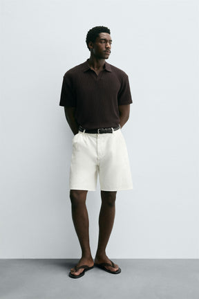 TEXTURED POLO SHIRT - Image 1