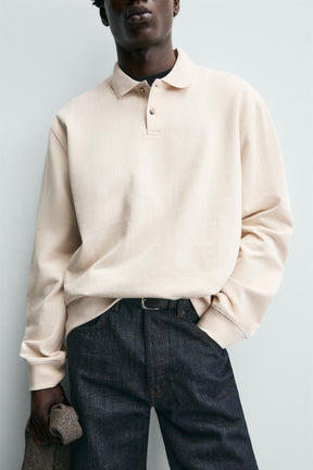 TEXTURED REGULAR FIT POLO SHIRT - Image 5