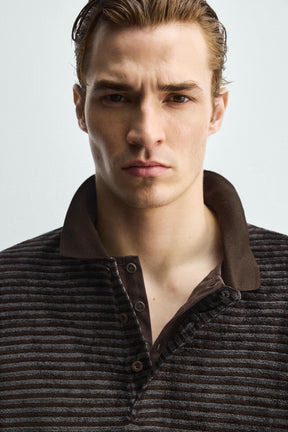Textured Wash Polo