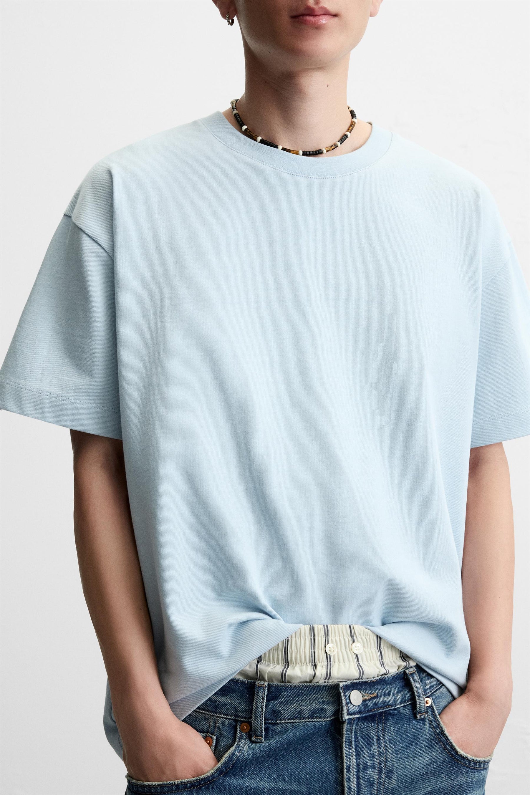 HEAVYWEIGHT REGULAR FIT BASIC T-SHIRT - Image 6