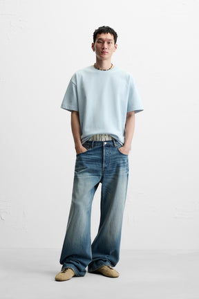 HEAVYWEIGHT REGULAR FIT BASIC T-SHIRT - Image 1