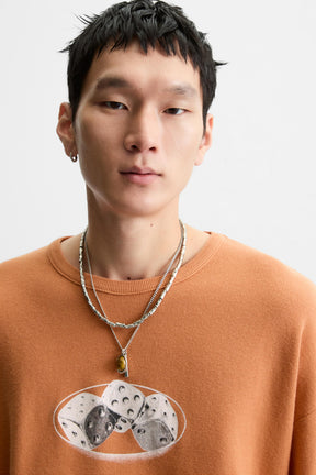 WASHED PRINTED KNIT T-SHIRT - Image 5