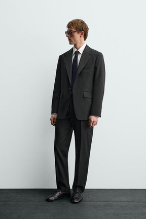 WOOL DINNER JACKET BLAZER AARON LEVINE X - Image 4