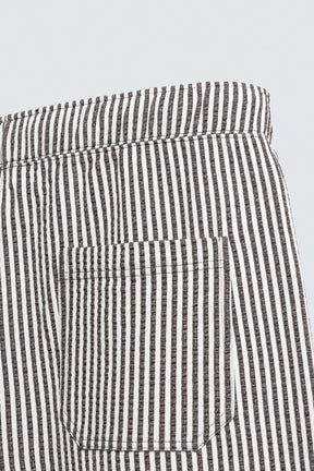 COMFORT STRIPED SEERSUCKER TROUSERS - Image 10