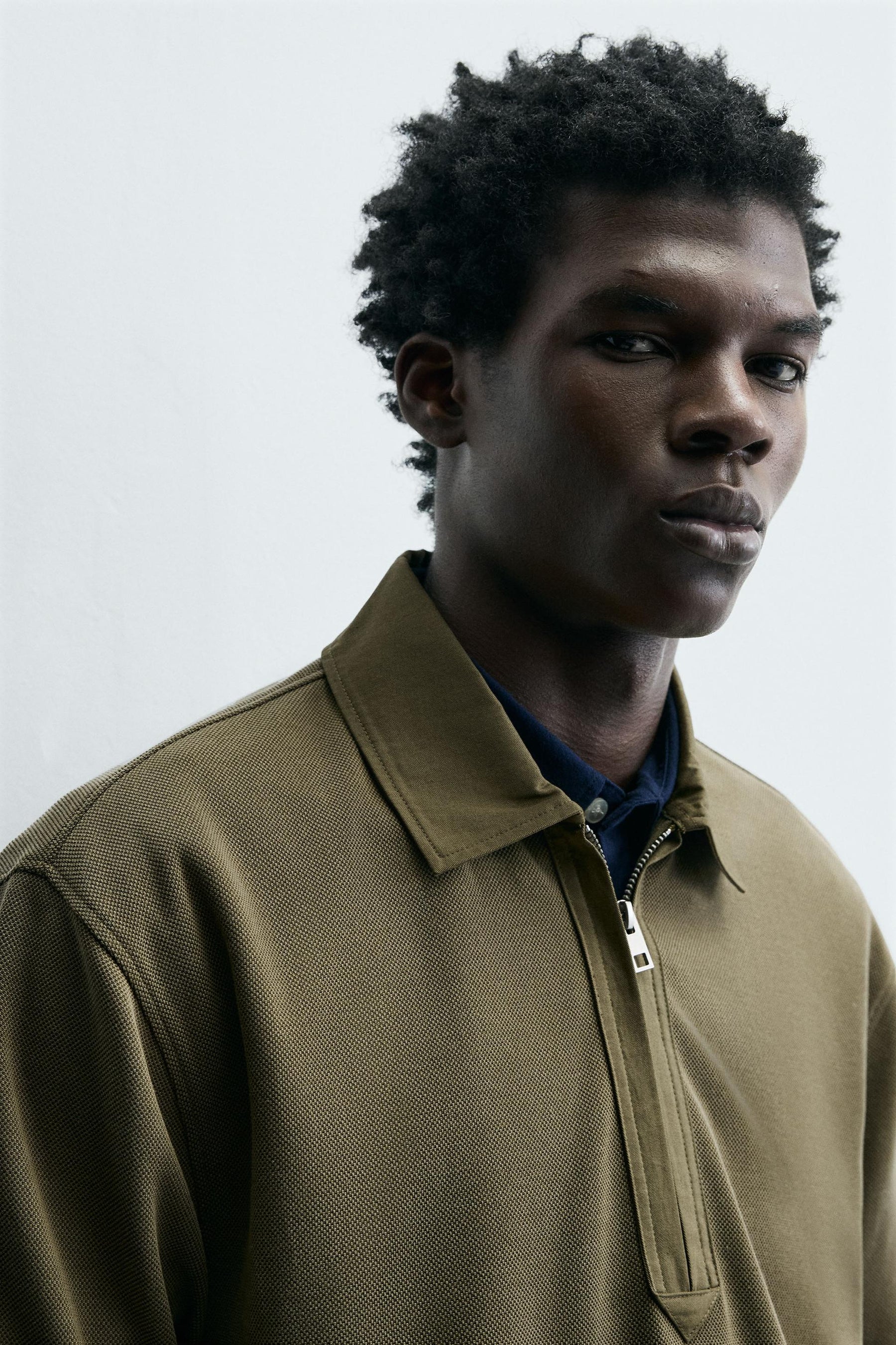 WASHED PIQUÉ TEXTURED POLO SHIRT - Image 5