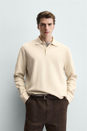 Striped Texture Polo