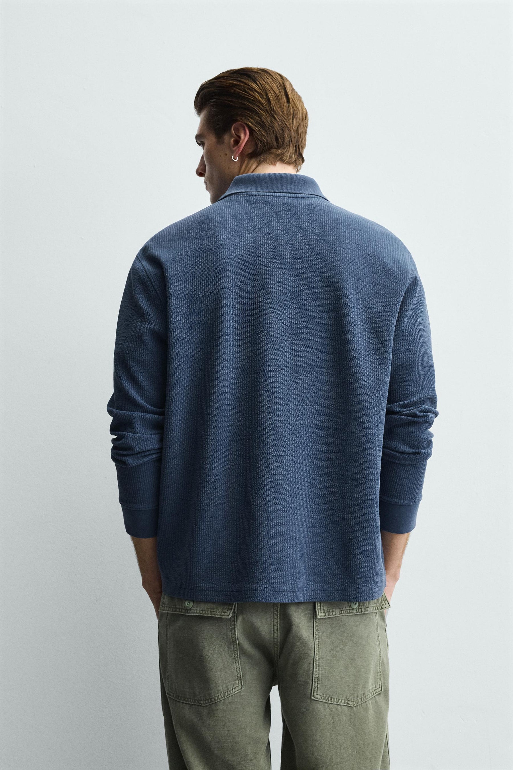 Striped Texture Polo