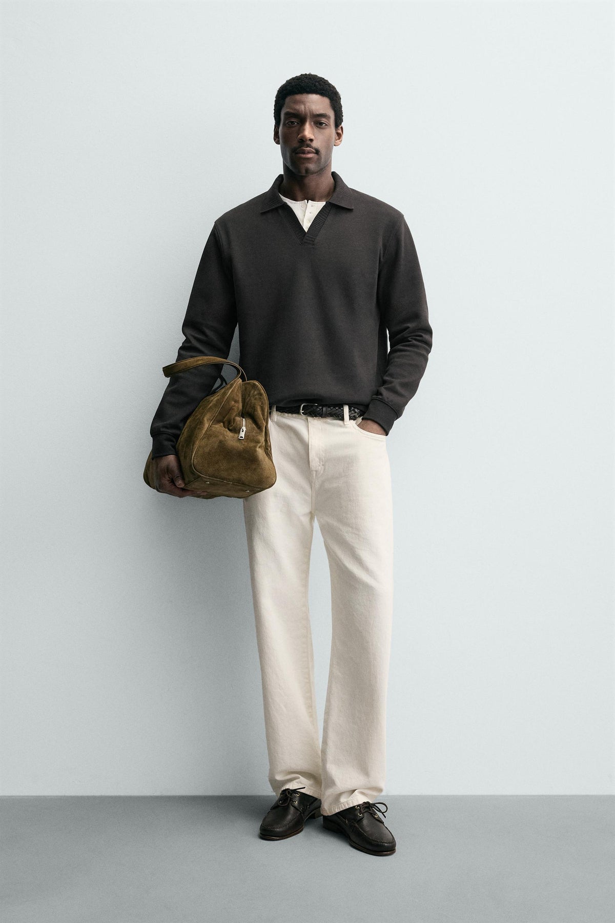 INTERLOCK POLO SWEATSHIRT - Image 1