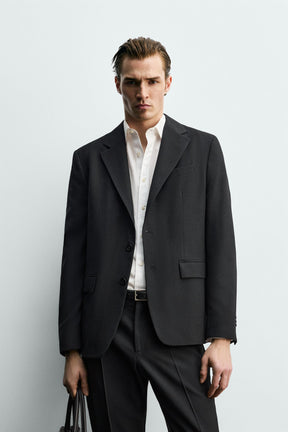 Wool Suit Blazer