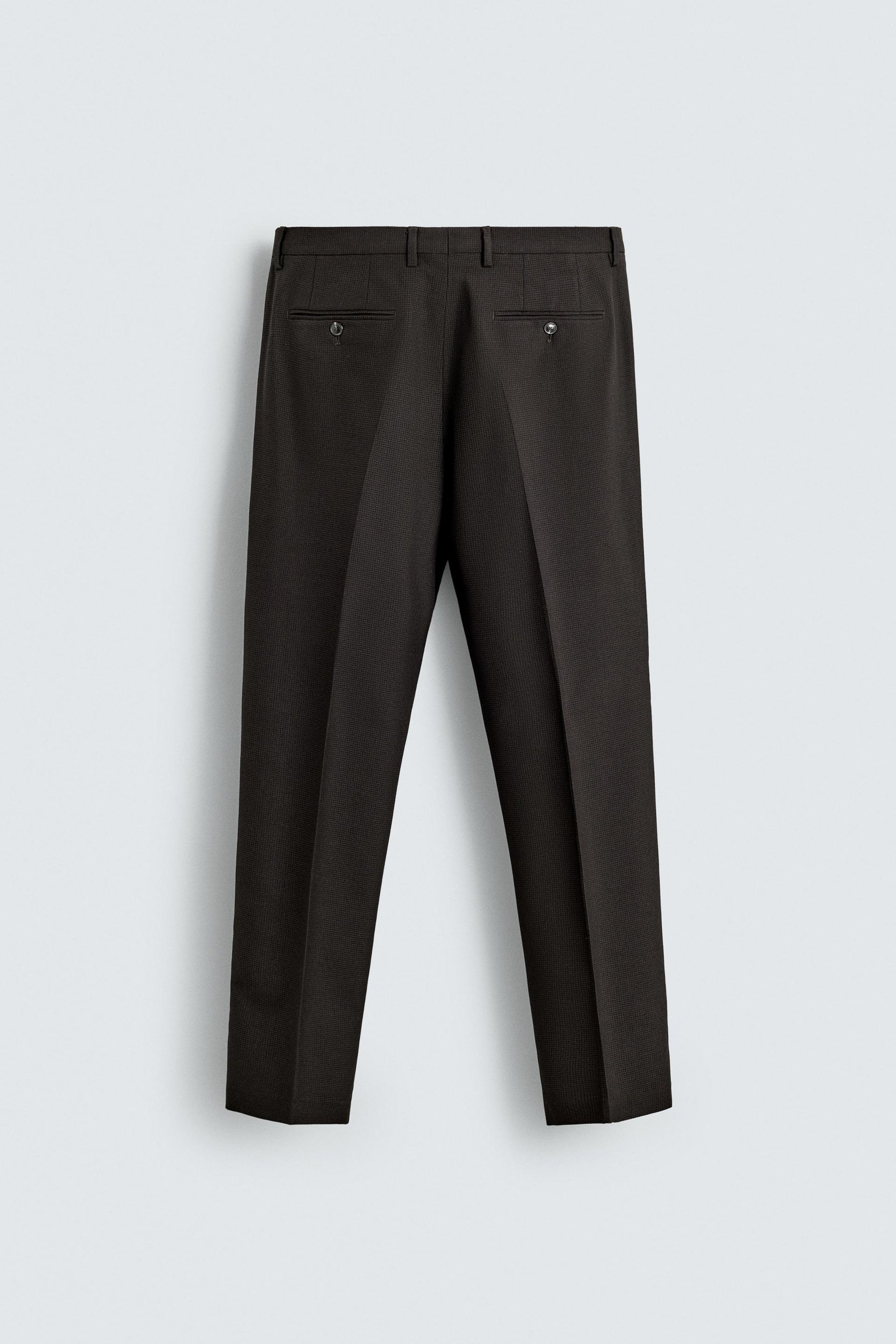 Houndstooth Pattern Trousers