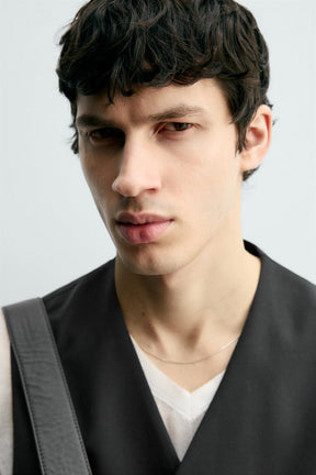 STRUCTURED WAISTCOAT WITH WOOL - Image 5