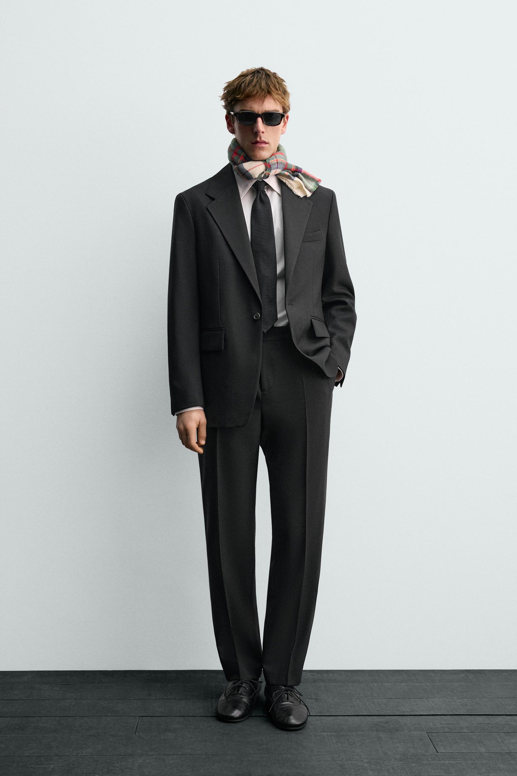 AARON LEVINE X WOOL TUXEDO TROUSERS - Image 1