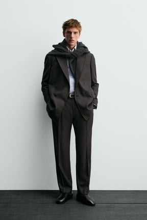 AARON LEVINE X WOOL SUIT TROUSERS - Image 1