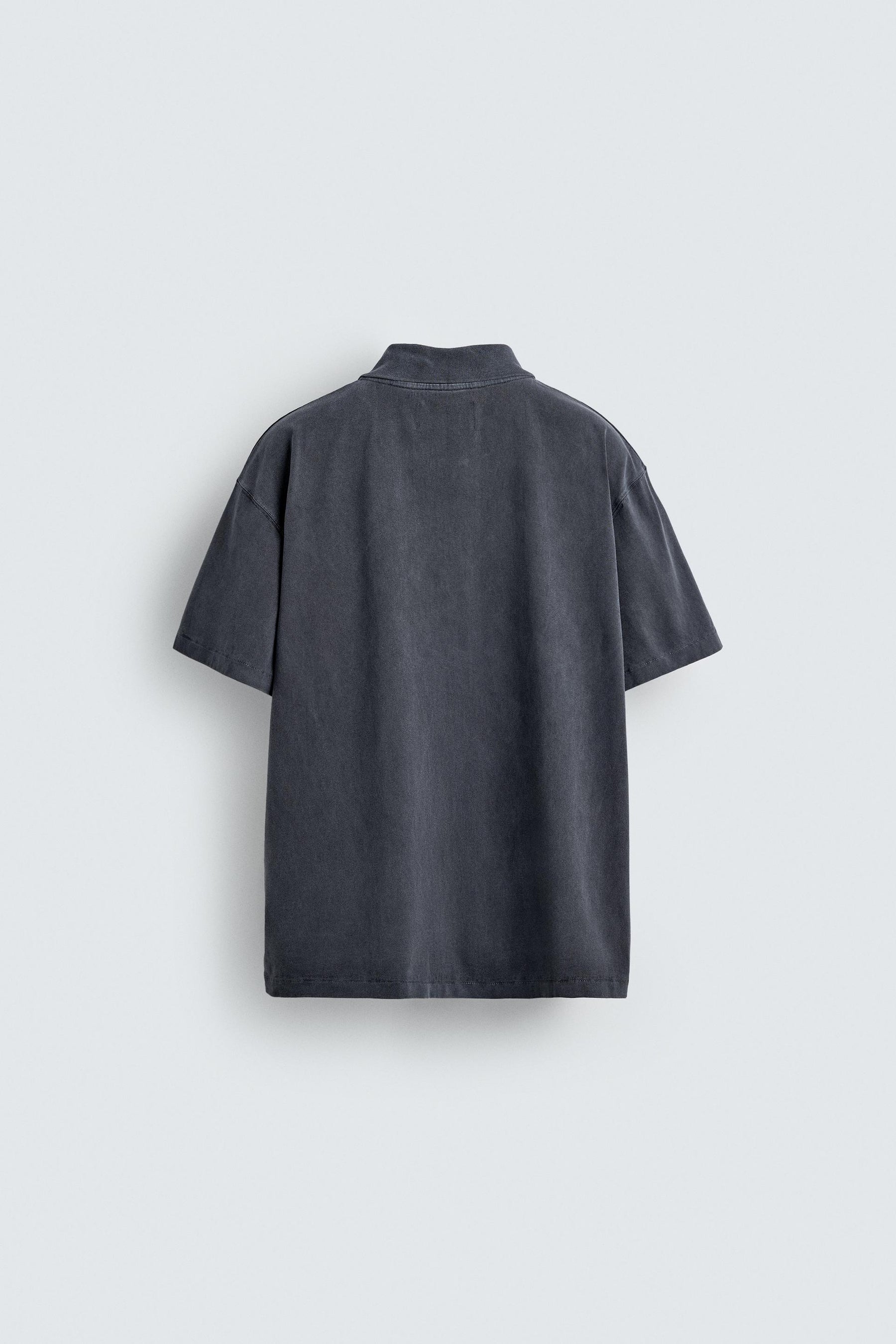 WASHED RELAXED FIT POLO SHIRT - Image 8