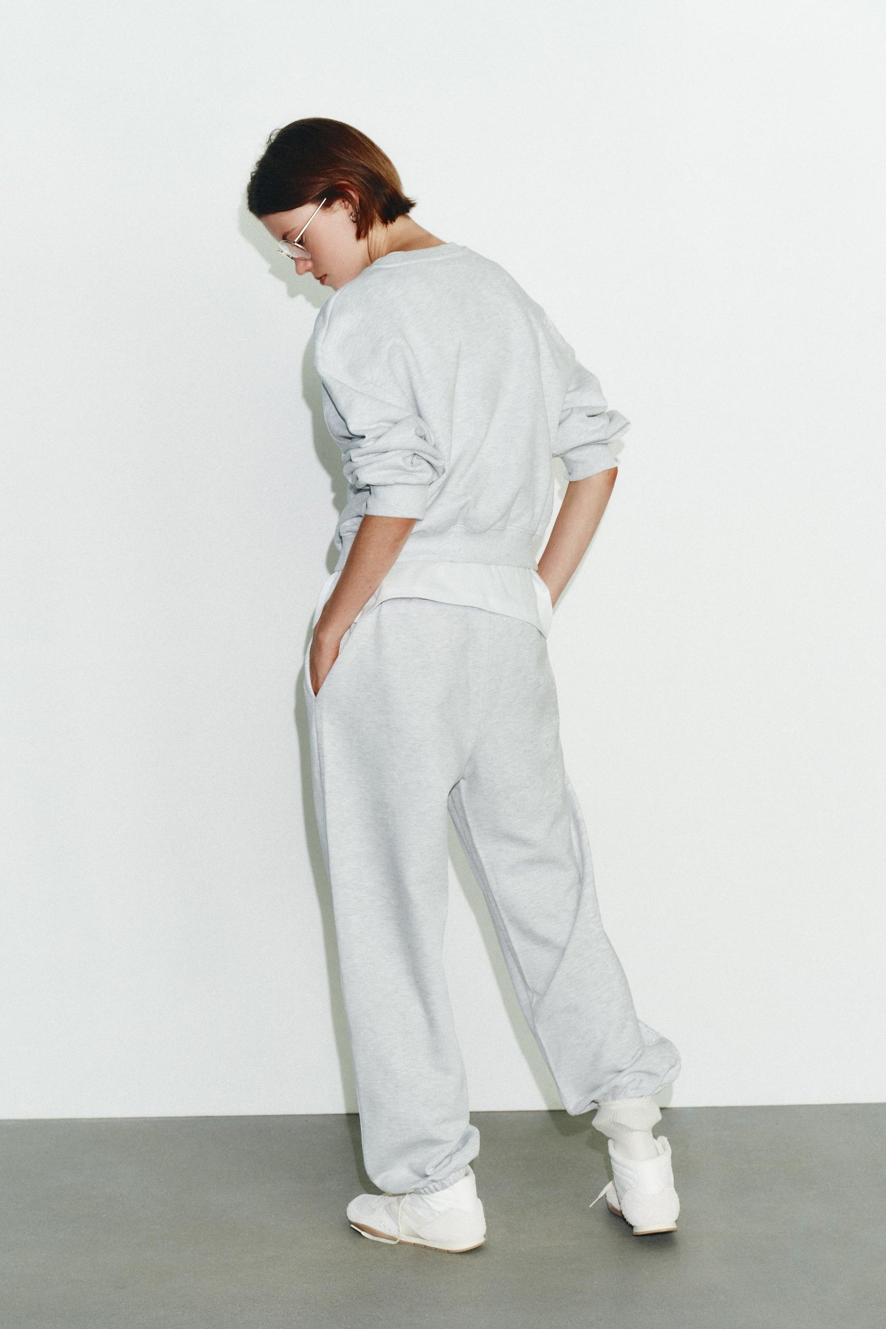 Sweatshirt aus Baumwolle mit Aufdruck