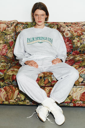 Sweatshirt aus Baumwolle mit Aufdruck